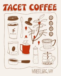 Tacet-Coffee-Local-Business-Collaboration-digital-illustration-Hannah-Hedrick