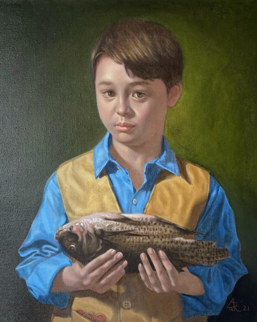 LiuqingYang-Financial-Miracle-Oil-Paint-on-Linen-Canvas-24-inches-High-x-20-inches-Wide-x-1.3-in