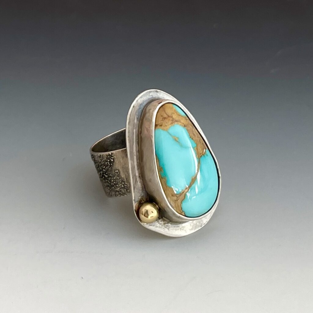 Roysten-Turquoise-Ring-with-18k-Gold-by-Marj-Moses-1