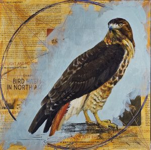 painting of an eagle from west virginia artist