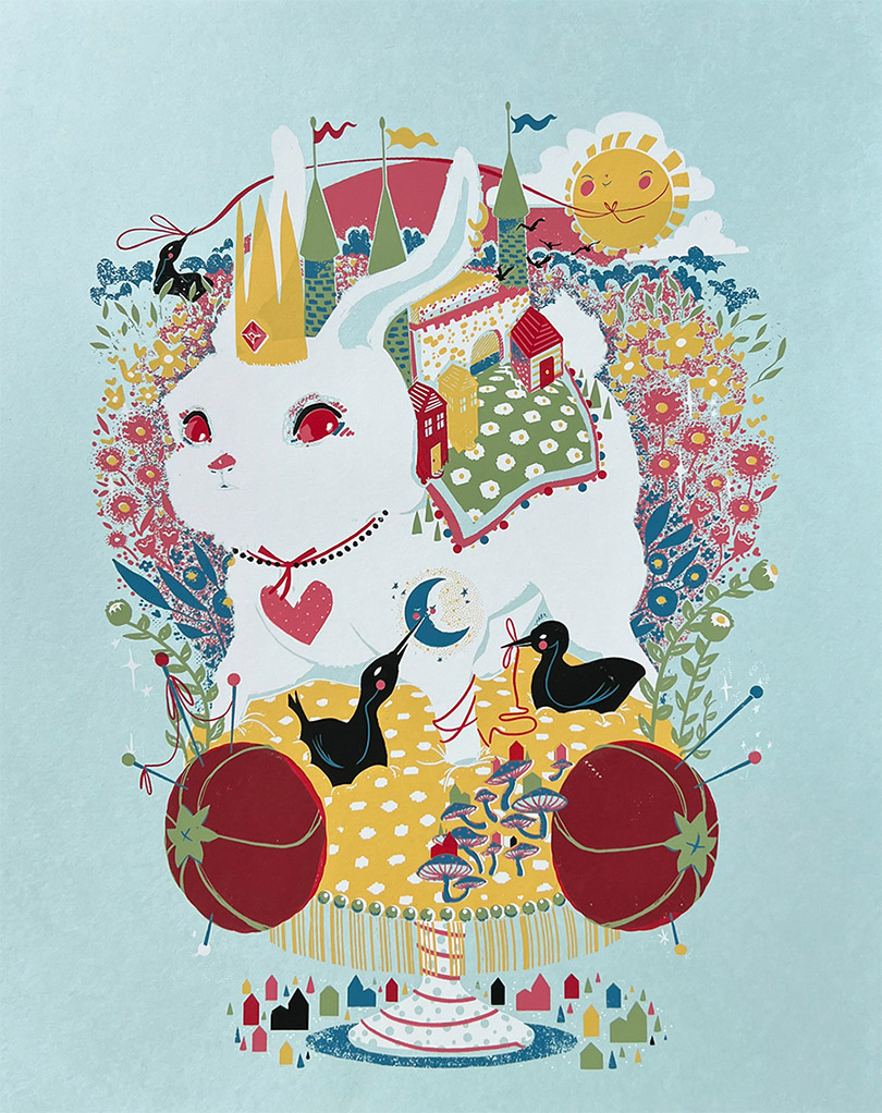 Follow-Like-Thread-16×20-Screenprint-Leslie-Norris-Sugar-Pop-Press