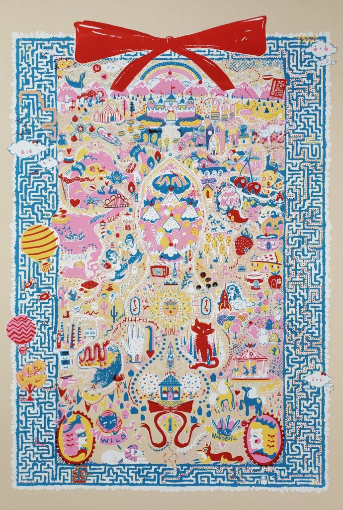 The-Heros-Journey-13×19-Screenprint-Leslie-Norris-Sugar-Pop-Press-scaled